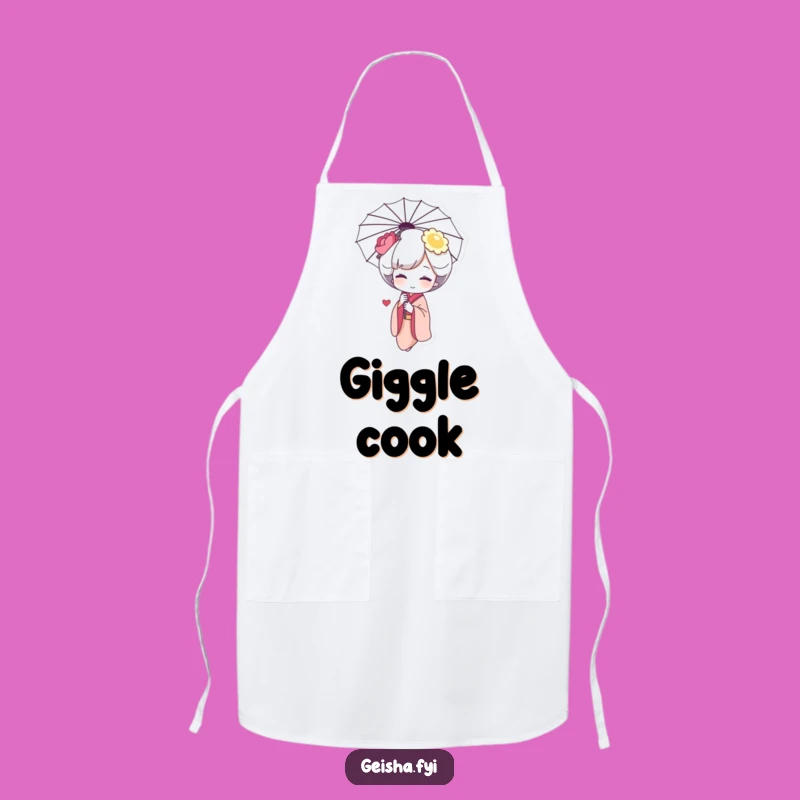 Funny Geisha Giggle Apron - Kitchen Charm Maker, Ideal Funny Gift!