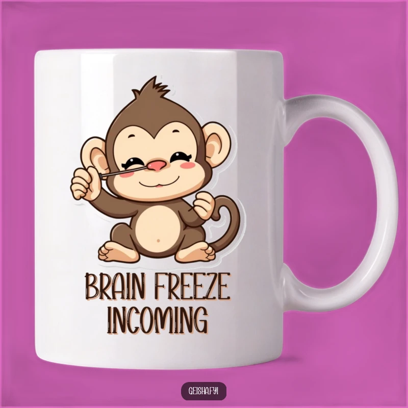 Funny Cheeky Monkey Fan Balance Mug: A Hilarious Balancing Act