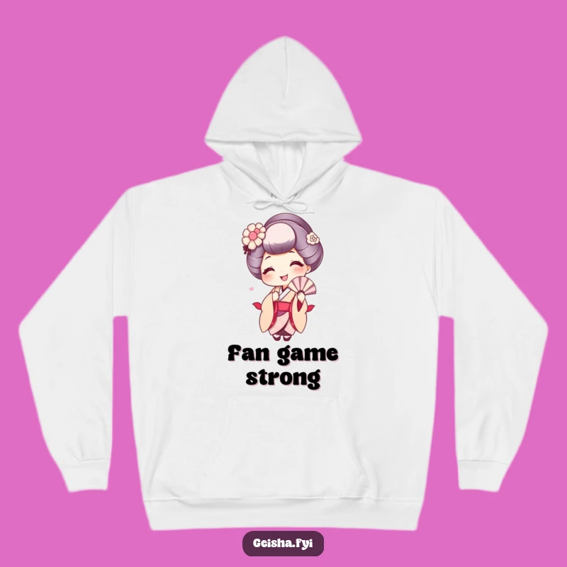 Cozy Funny Geisha Hoodie: Stay Cool with Playful Charm