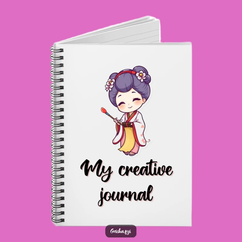 Funny Joyful Geisha Notebook: Artistic Ideas, Perfect Creative Journal