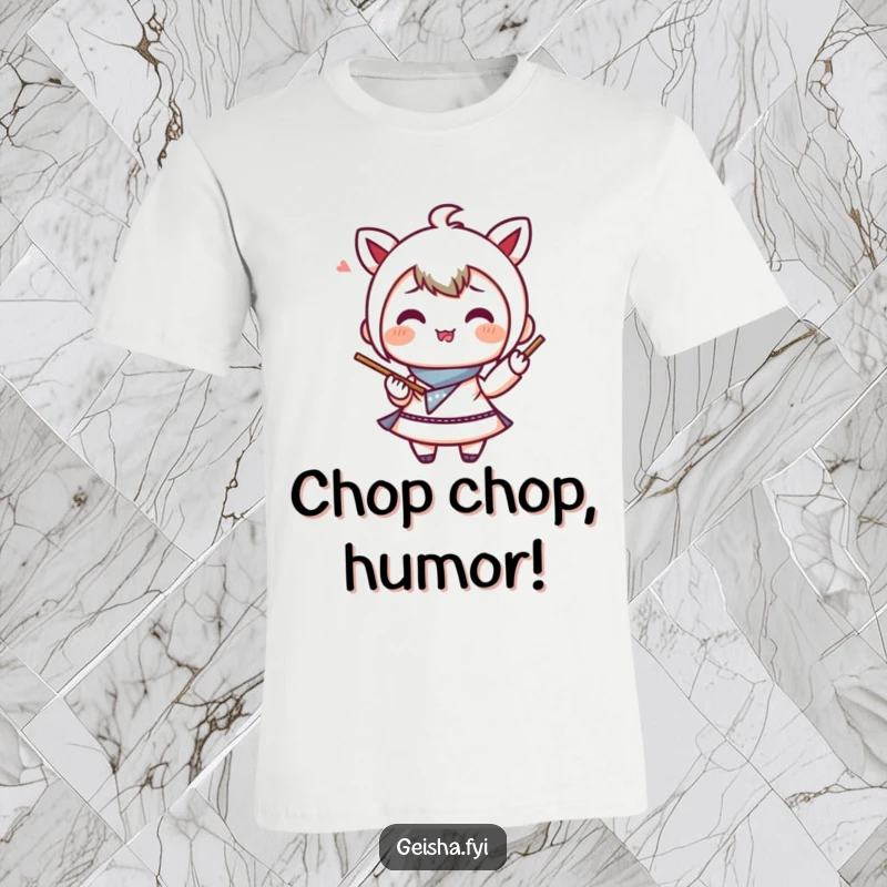 Funny T-Shirt: A happy, compartmentalized bento box character energetically juggling chopsticks, a symbol of culinary joy and fun meals.